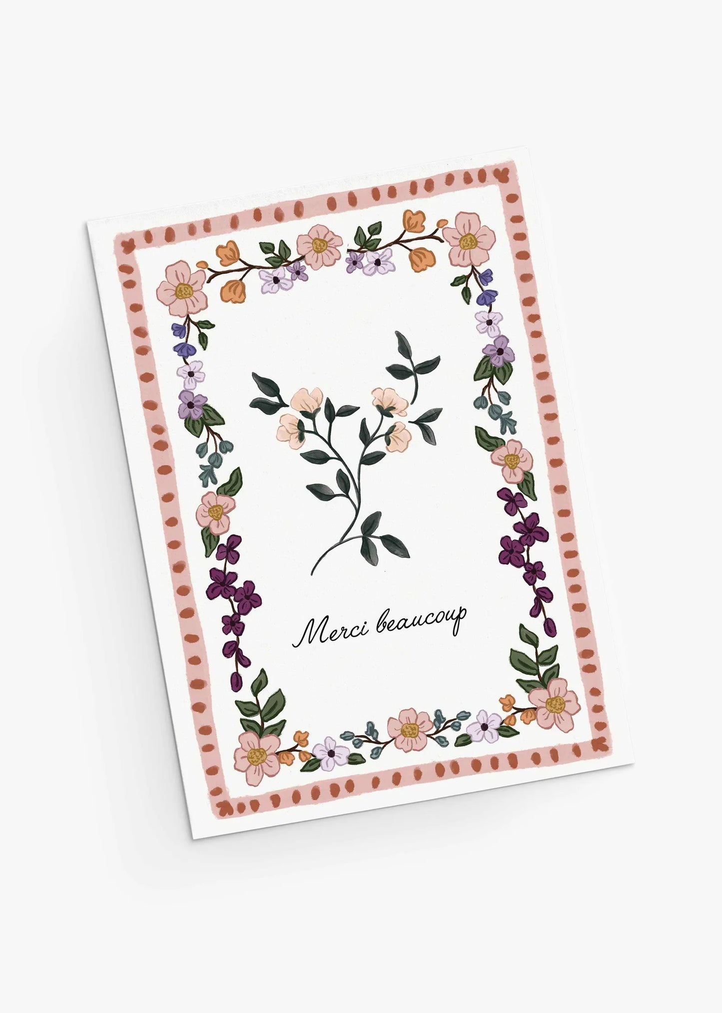 Carte de voeux - Merci beaucoup Vintage