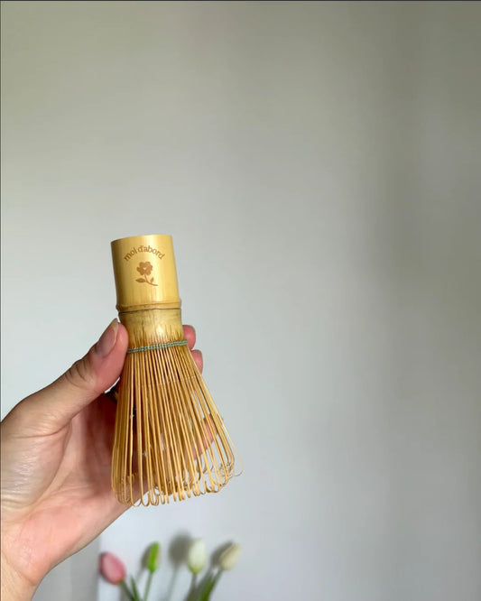 Fouet à matcha en bambou