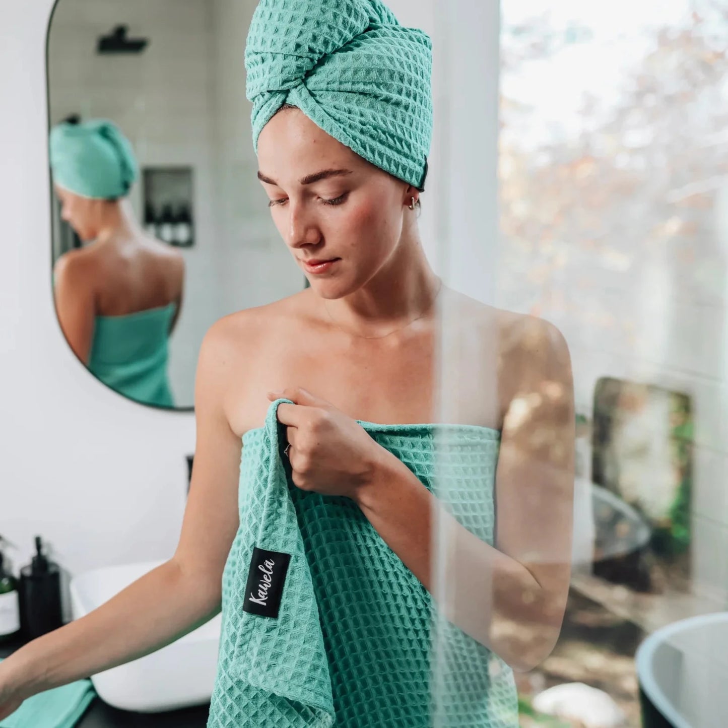 Serviette à cheveux Kawelä
