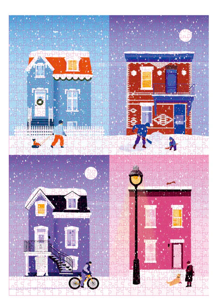 Casse-tête - Neige à Montréal