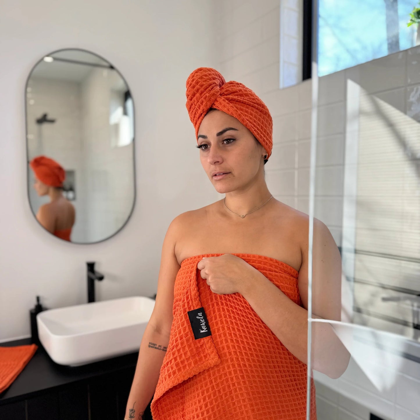 Serviette à cheveux Kawelä