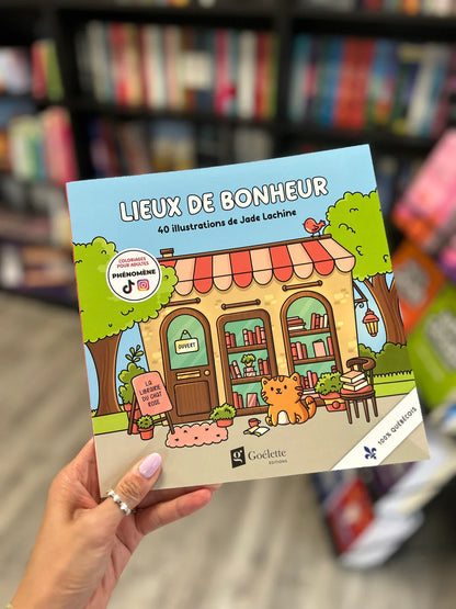 Livre à colorier Jade Lachine - Tome 2  Lieux de bonheur