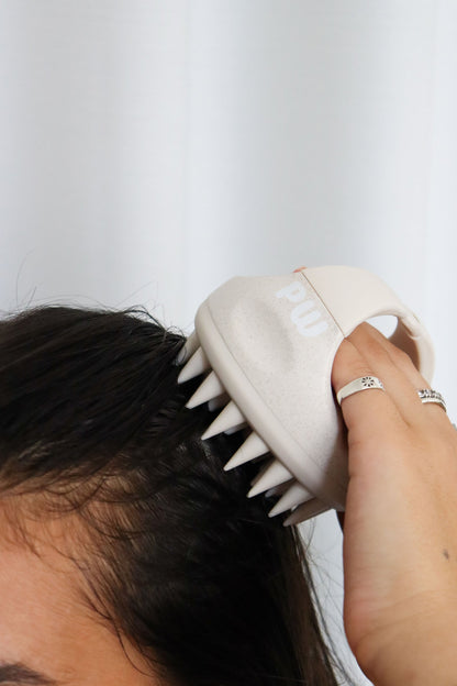 Brosse exfoliante pour cuir chevelu