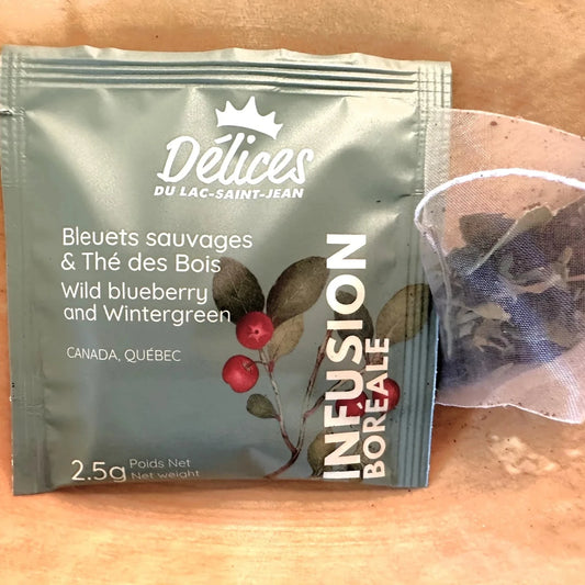 Infusion boréale - Bleuets sauvages et Thé des bois