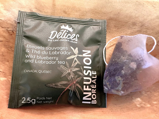 Infusion boréale - Bleuets sauvages et Thé du Labrador