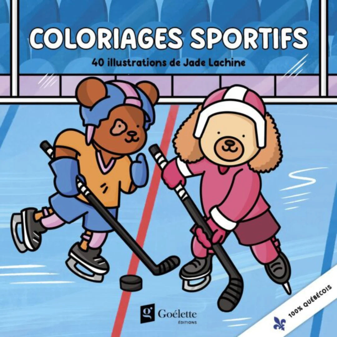 Livre à colorier Jade Lachine - Coloriages sportifs