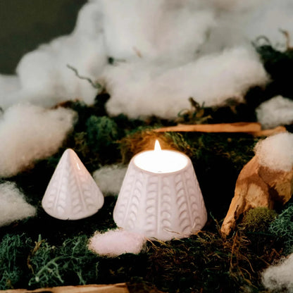 Chandelle - Le petit sapin blanc