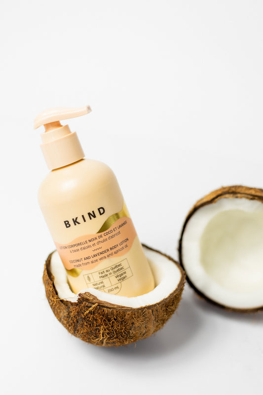 Lotion corporelle hydratante - Noix de coco et lavande