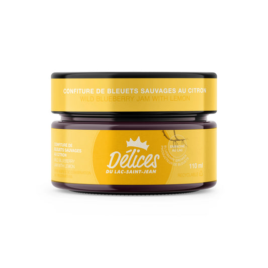 Confiture de bleuets sauvage et citron
