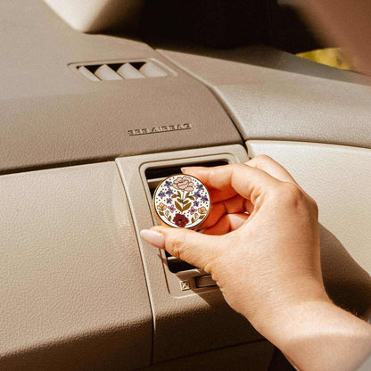 Diffuseur pour voiture fleuri
