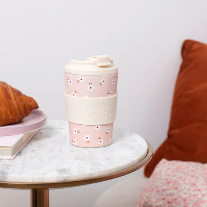 Tasse de voyage isotherme - Champs rosé