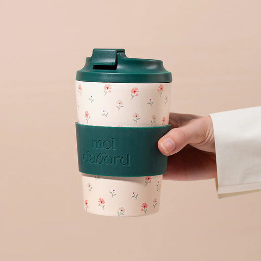 Tasse de voyage isotherme - Douceur fleurie