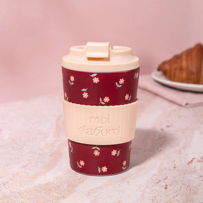 Tasse de voyage isotherme - Fleurs réconfortantes