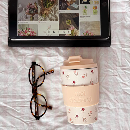 Tasse de voyage isotherme - Mélange floral