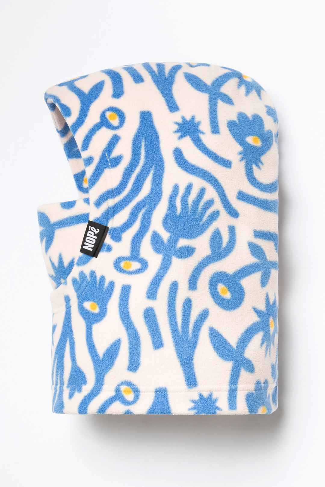 Capuche Flore - Bleue