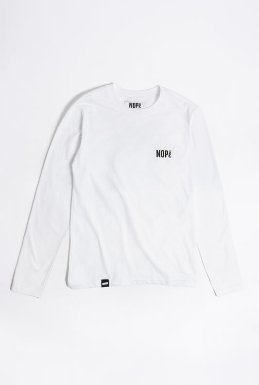 Chandail manche longue - BASIQUE BLANC