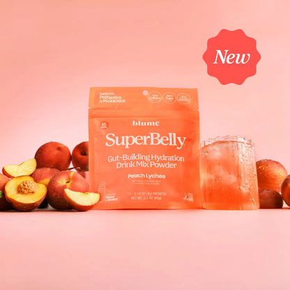 Poudre digestive hydratante avec probiotiques - Pêche litchi