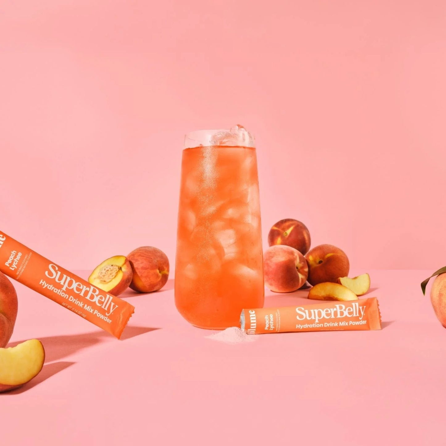 Poudre digestive hydratante avec probiotiques - Pêche litchi