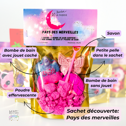 Sachet de bain découverte - Pays des merveilles
