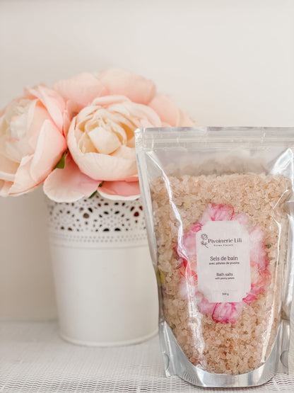 Sels de bain - Pivoine