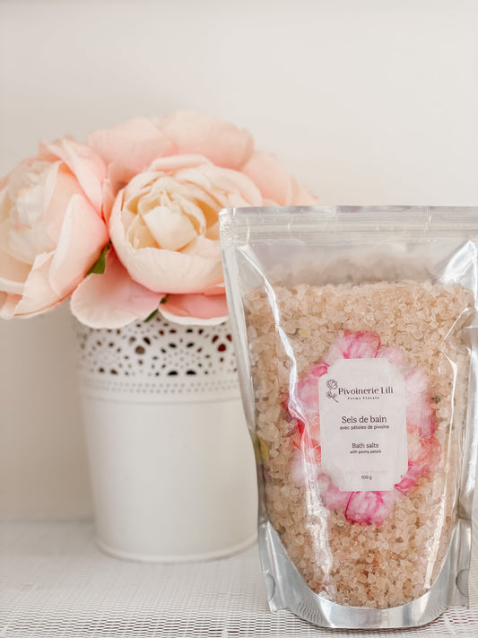 Sels de bain - Pivoine