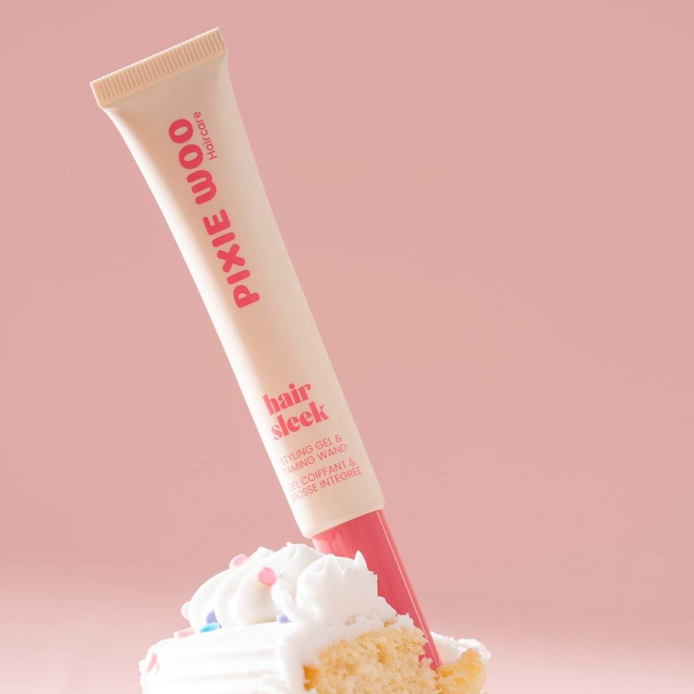 Gel coiffant et brosse intégrée - Gâteau de fête