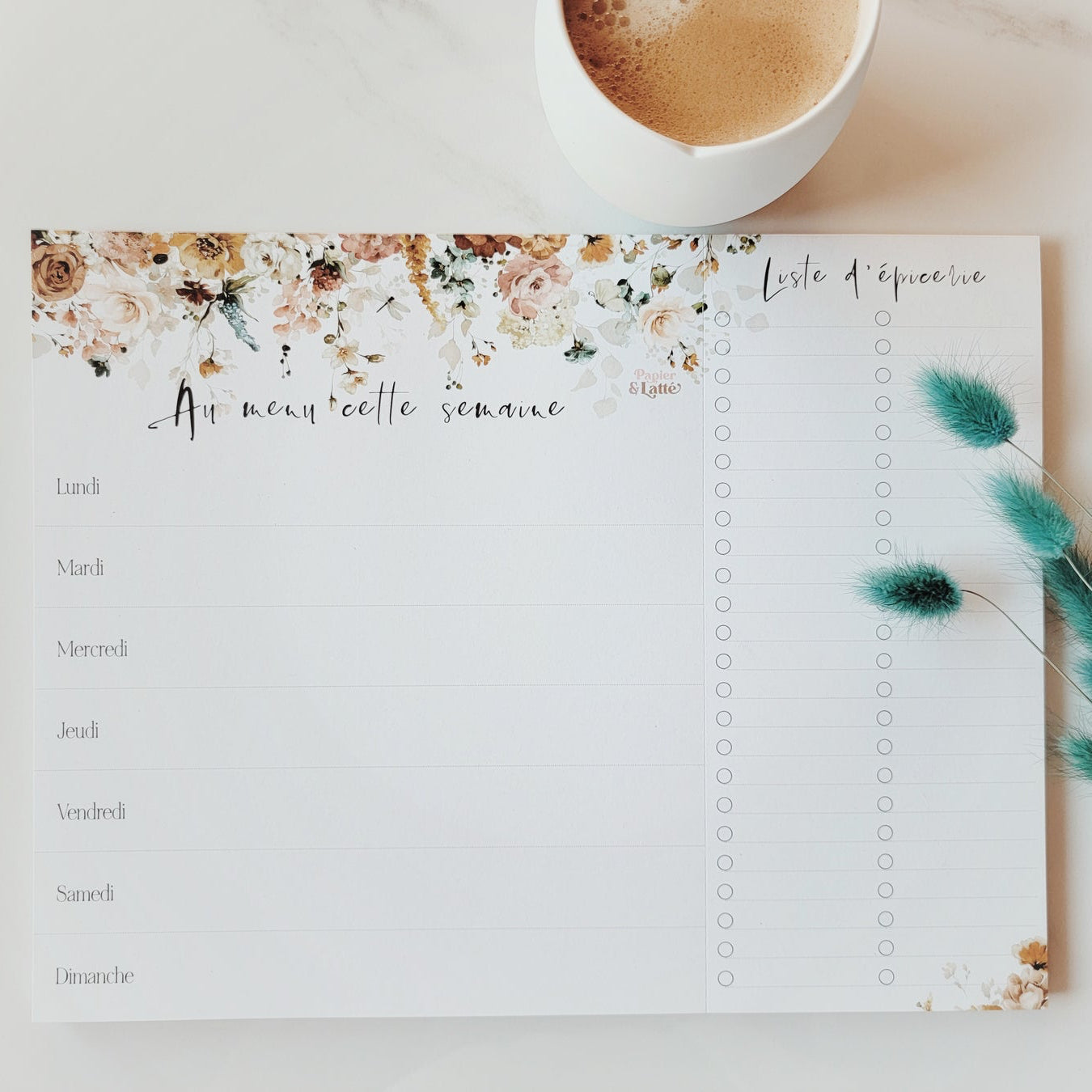 Planificateur de repas hebdomadaire