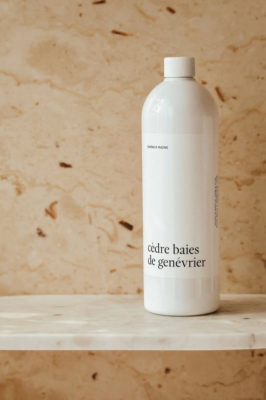 Savon à mains Format recharge - Cèdre baies de genévrier