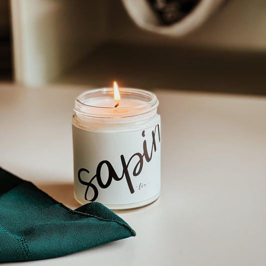 Chandelle de soya - Collection Sapin