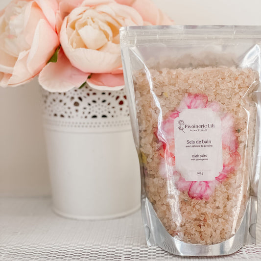 Sels de bain - Pivoine