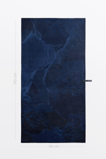 Serviette de plage - Chic marine XL
