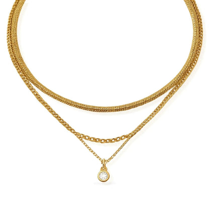 Collier superposé Dainty