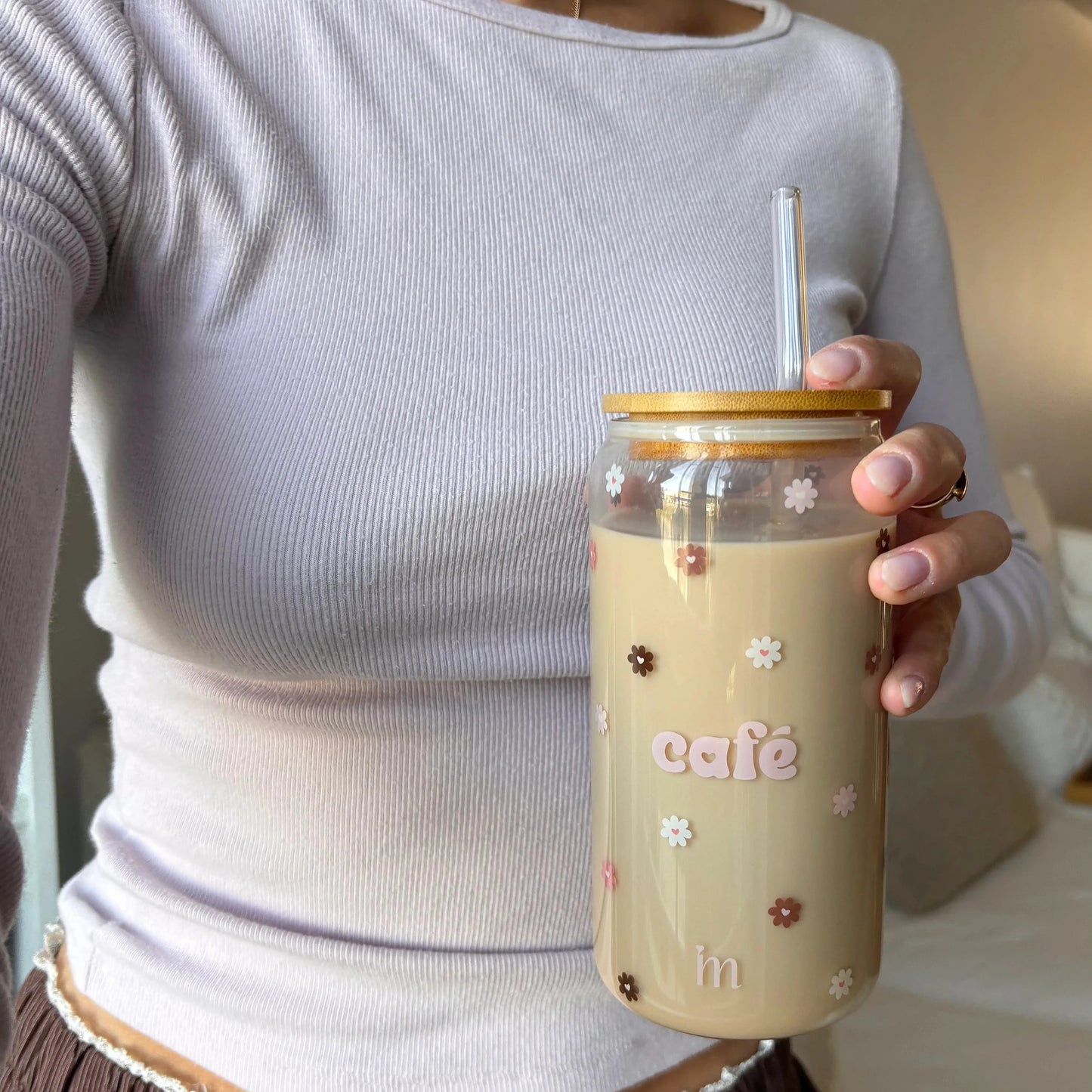 Tumbler en verre - D'amour et de café