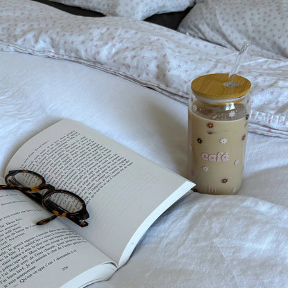 Tumbler en verre - D'amour et de café