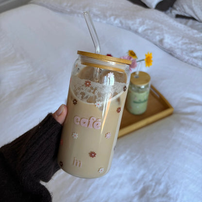 Tumbler en verre - D'amour et de café