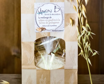 Préparation pour crêpes et gaufres à base de farine de gourganes
