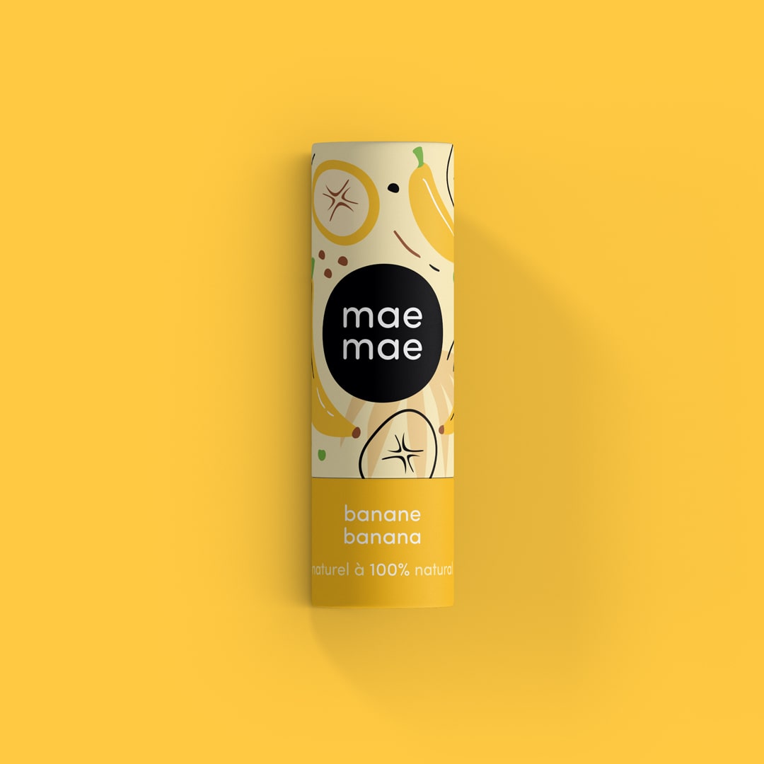 Baume à lèvres naturel - Banane