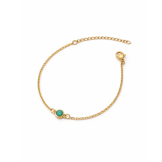 Bracelet opale ronde