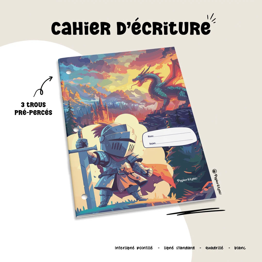Cahier d'écriture