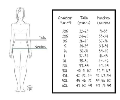 Culotte menstruelle lavable - Taille Haute +