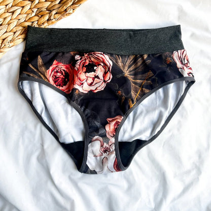 Culotte menstruelle lavable - Taille Classique Haute