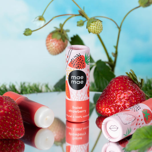 Baume à lèvres naturel - Fraise