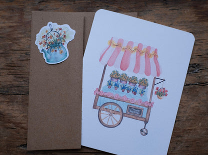 Carte de souhait - Maryse Watercolor