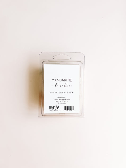 Pastilles de cire pour diffuseur - Mandarine Basilic