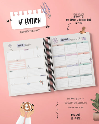 Agenda non daté Papier Latté - 5e édition