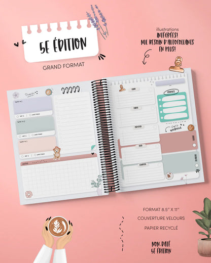 Agenda non daté Papier Latté - 5e édition