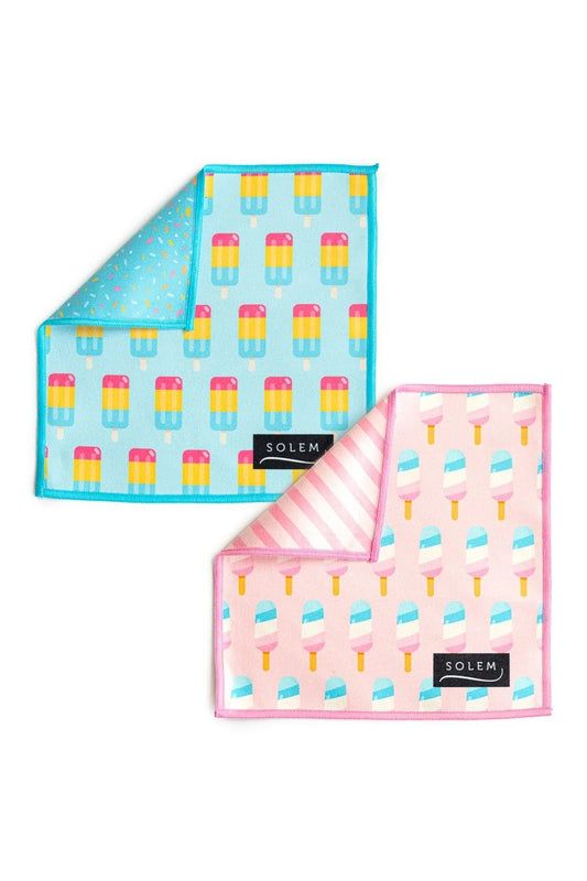 Lingettes à lunettes en microfibre - Plaisir glacé