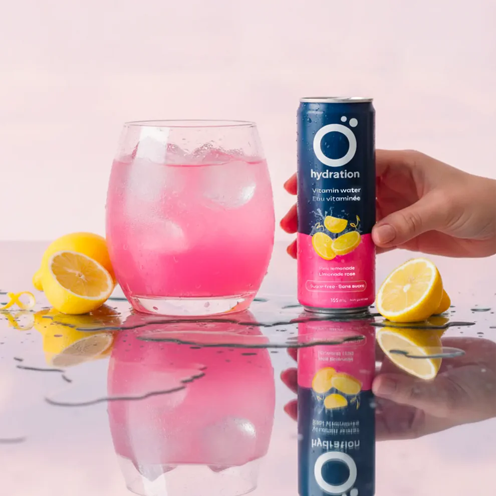 Eau vitaminée - Limonade rose