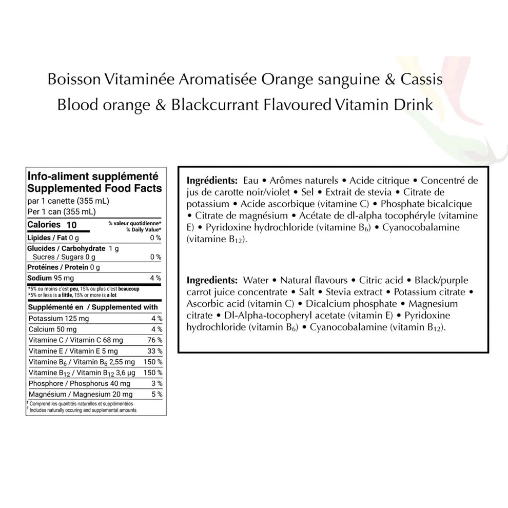 Eau vitaminée - Orange sanguine