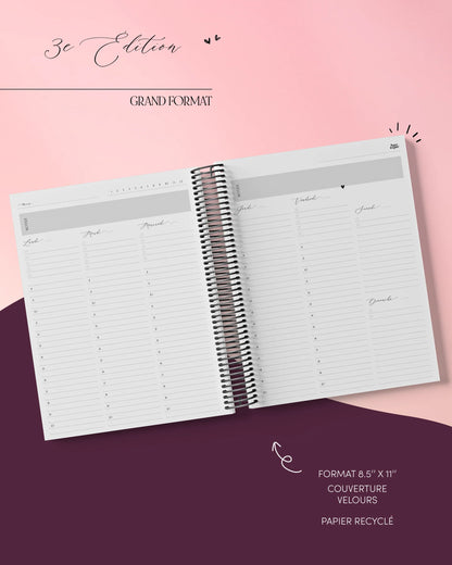 Agenda non daté - Édène 3e édition